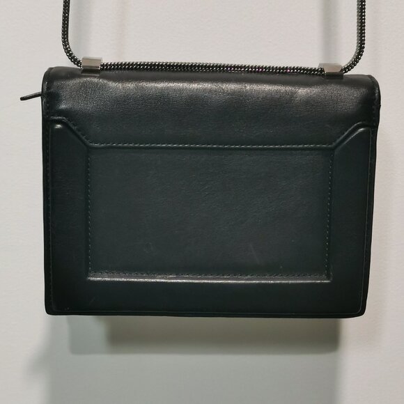 Black/Silver Organizer Crossbody EUC #243 - Picture 4 of 15